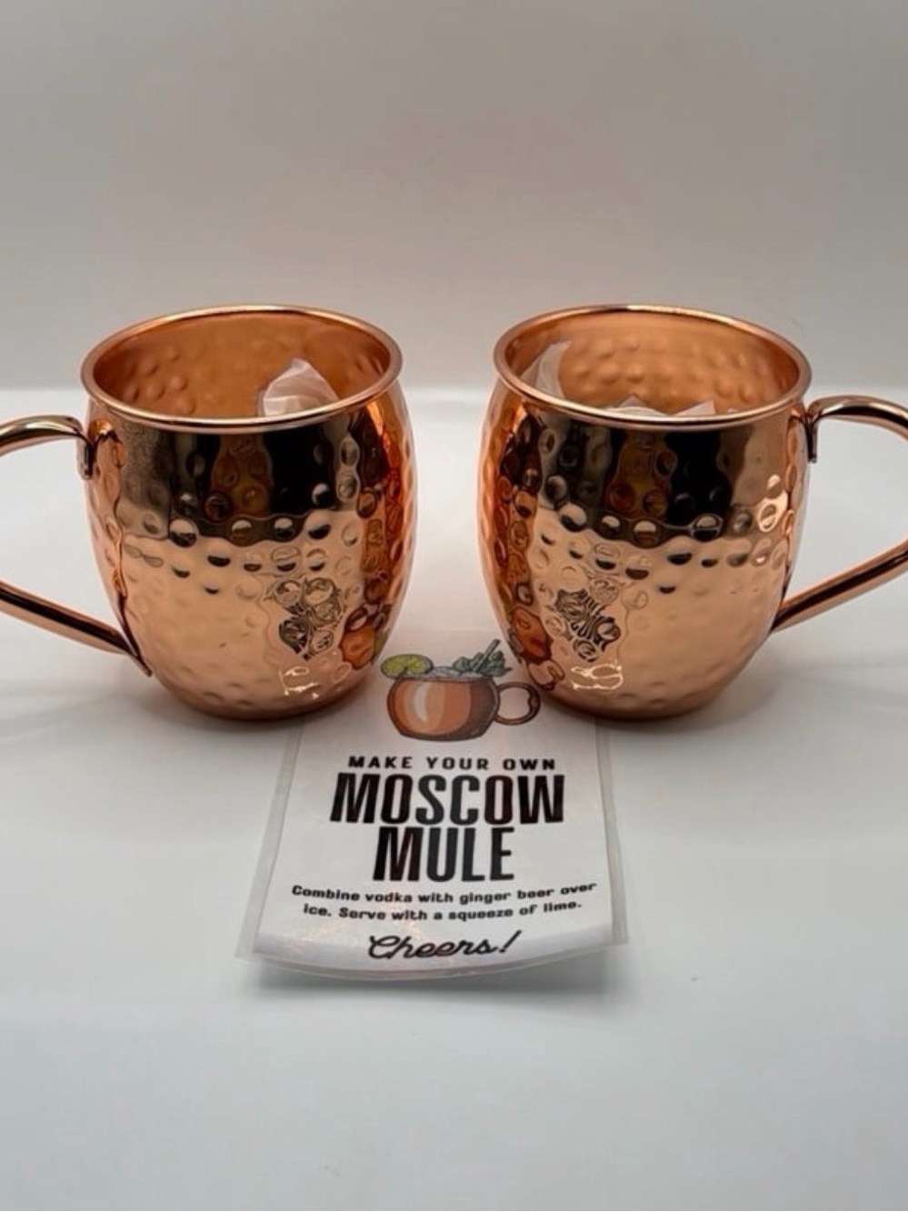 Set of 2 Moscow Copper Mule Mugs - Excellent Condition